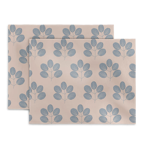 Menina Lisboa Blue Leaves Placemat
