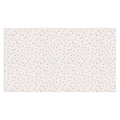 Menina Lisboa Blue Three Petal Daisies Tablecloth