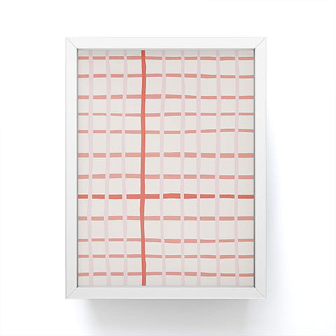 Menina Lisboa Candy Valentine Stripes Framed Mini Art Print