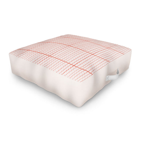Menina Lisboa Candy Valentine Stripes Outdoor Floor Cushion