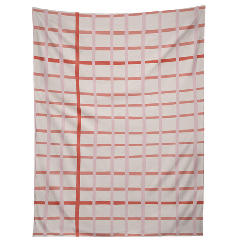 Menina Lisboa Candy Valentine Stripes Tapestry