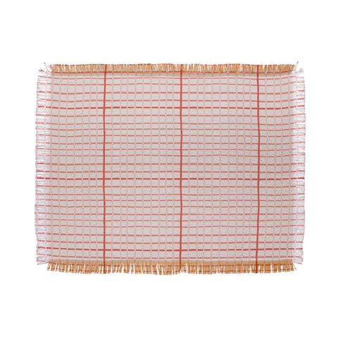 Menina Lisboa Candy Valentine Stripes Throw Blanket