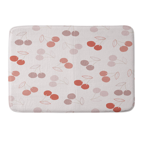 Menina Lisboa Cherry Valentine Memory Foam Bath Mat