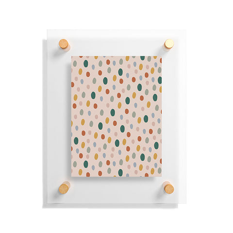 Menina Lisboa Colorful Dots Floating Acrylic Print