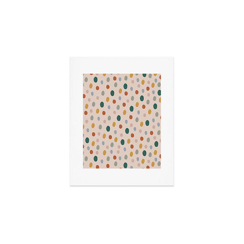 Menina Lisboa Colorful Dots Art Print
