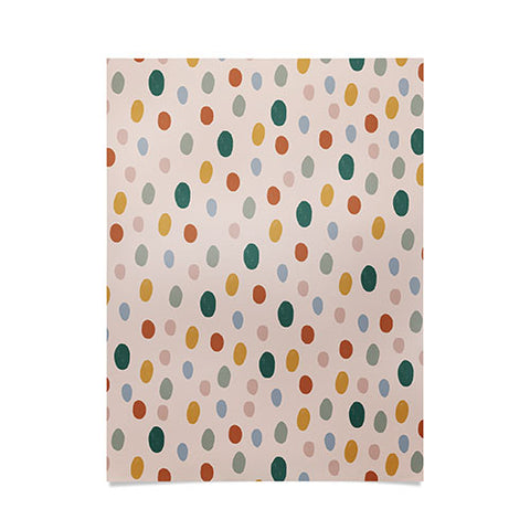 Menina Lisboa Colorful Dots Poster