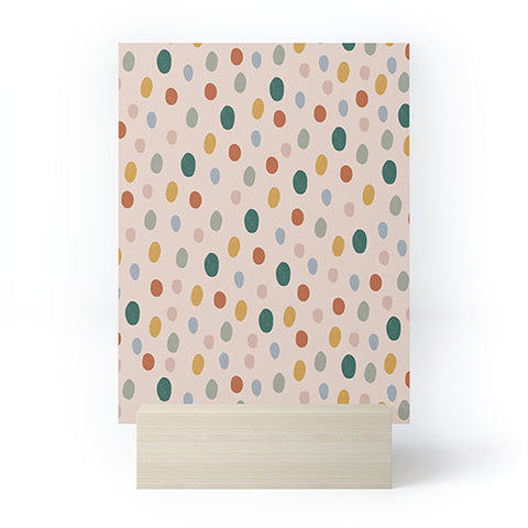 Menina Lisboa Colorful Dots Mini Art Print