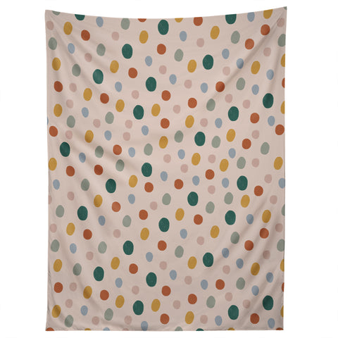 Menina Lisboa Colorful Dots Tapestry