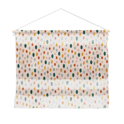 Menina Lisboa Colorful Dots Wall Hanging Landscape