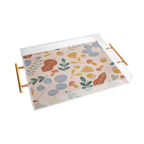Menina Lisboa Colorful Fall Acrylic Tray
