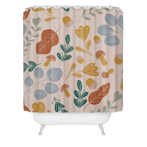 Menina Lisboa Colorful Fall Shower Curtain
