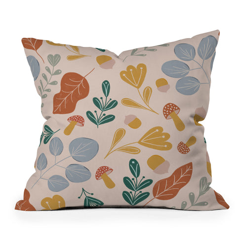 Menina Lisboa Colorful Fall Throw Pillow