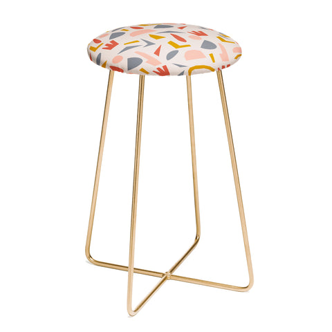 Menina Lisboa Colourful Terrazzo Counter Stool