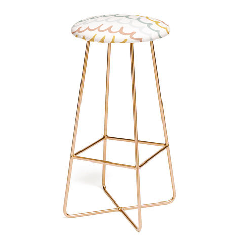 Menina Lisboa Cute Waves Bar Stool