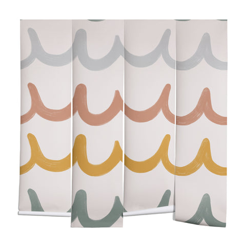 Menina Lisboa Cute Waves Wall Mural