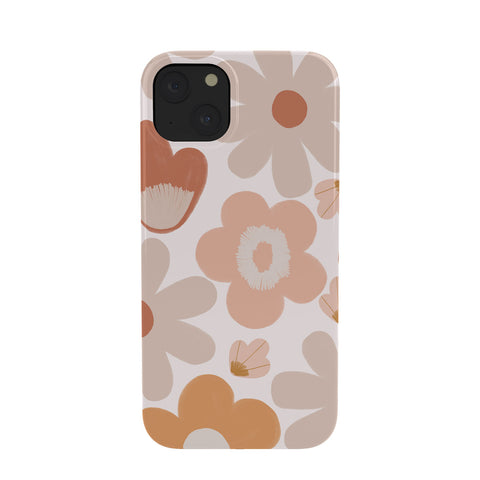 Menina Lisboa Earthy Terracotta Flowers Phone Case