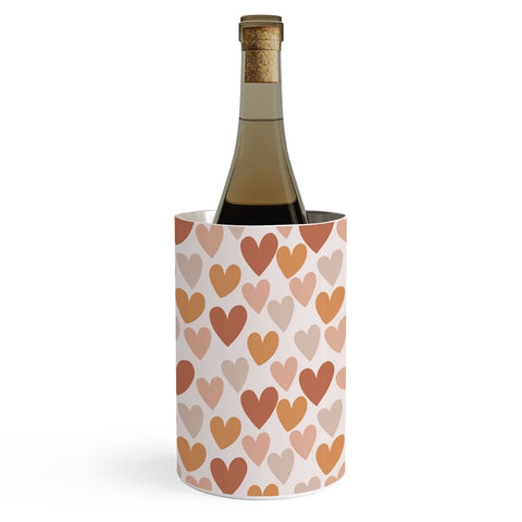 Menina Lisboa Earthy Terracotta Hearts Wine Chiller