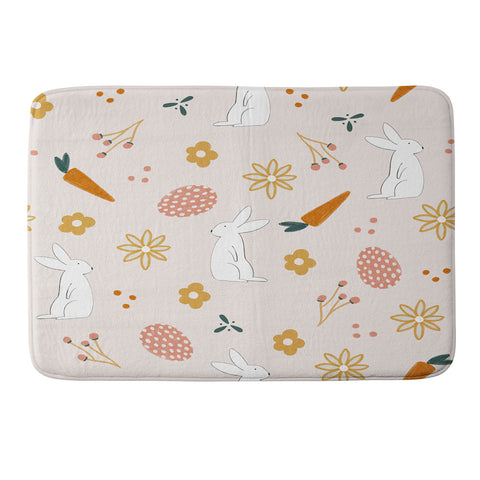 Menina Lisboa Easter Bunny Memory Foam Bath Mat