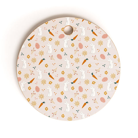 Menina Lisboa Easter Bunny Cutting Board Round