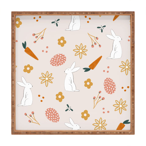 Menina Lisboa Easter Bunny Square Tray