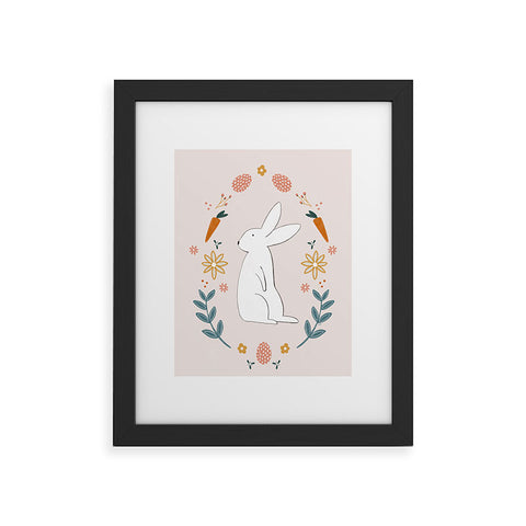Menina Lisboa Easter Bunny Framed Art Print