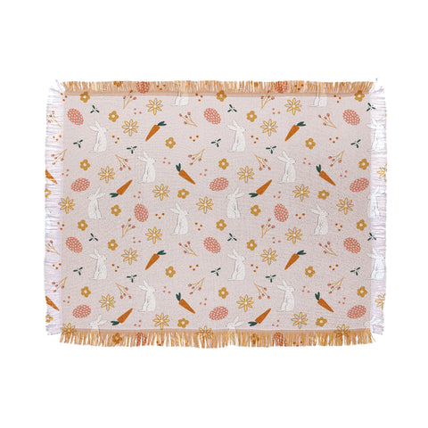 Menina Lisboa Easter Bunny Throw Blanket