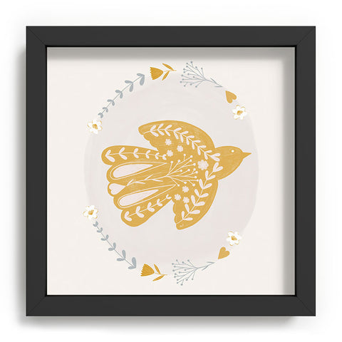Menina Lisboa Folk Nordic Bird Recessed Framing Square