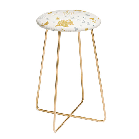 Menina Lisboa Folk Nordic Bird Counter Stool