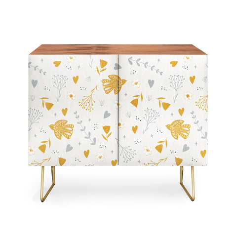 Menina Lisboa Folk Nordic Bird Credenza