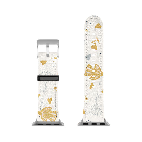Menina Lisboa Folk Nordic Bird Apple Watch Band