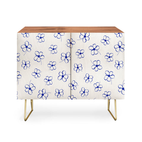Menina Lisboa Garden of Blue Flowers Credenza