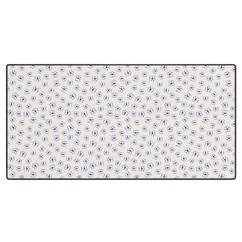 Menina Lisboa Garden of Blue Flowers Desk Mat