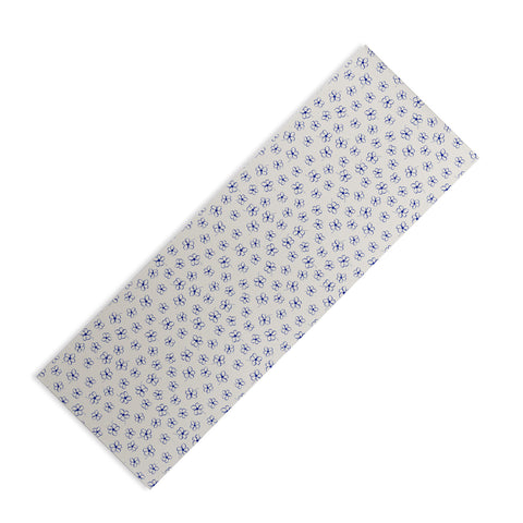 Menina Lisboa Garden of Blue Flowers Yoga Mat