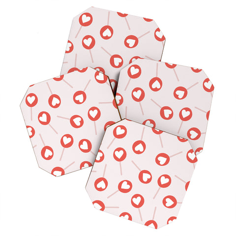 Menina Lisboa Heart Candy Coaster Set