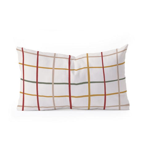 Menina Lisboa Holiday Merry Stripes Oblong Throw Pillow