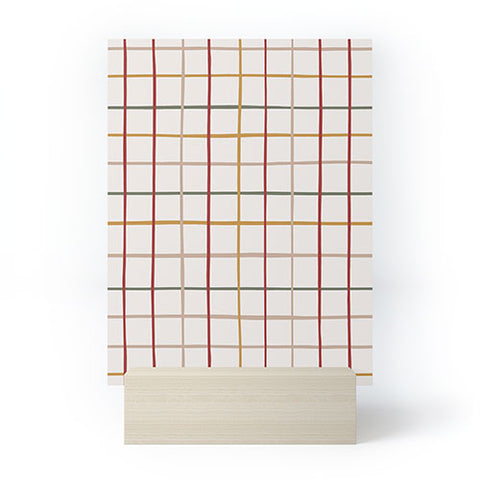 Menina Lisboa Holiday Merry Stripes Mini Art Print