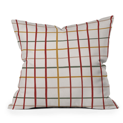 Menina Lisboa Holiday Merry Stripes Outdoor Throw Pillow