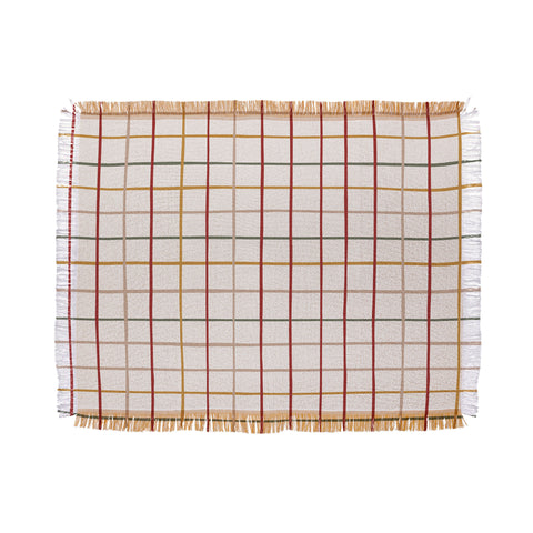 Menina Lisboa Holiday Merry Stripes Throw Blanket