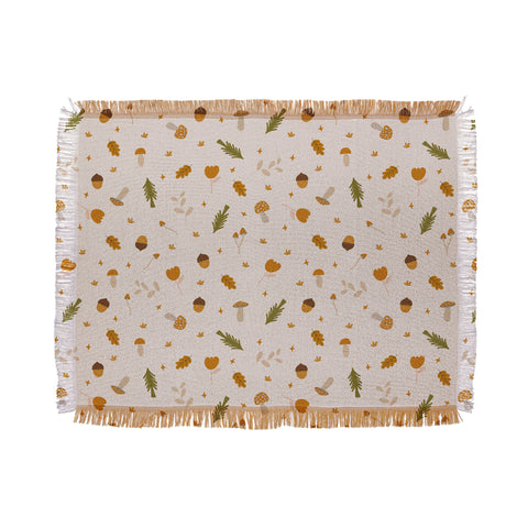 Menina Lisboa Into the Woodland Throw Blanket