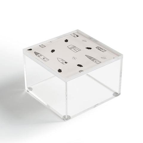 Menina Lisboa Little Scandinavian Houses Acrylic Box