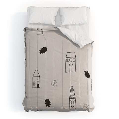 Menina Lisboa Little Scandinavian Houses Comforter