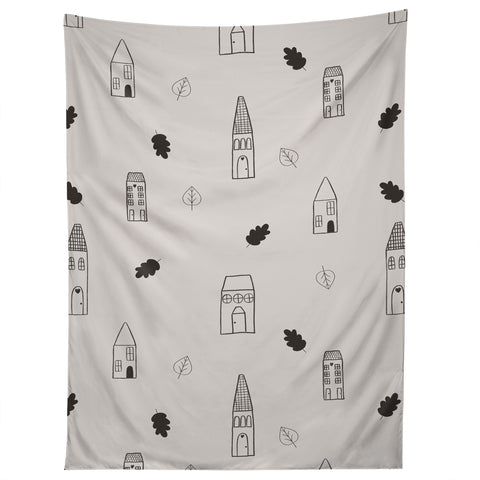 Menina Lisboa Little Scandinavian Houses Tapestry