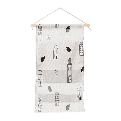Menina Lisboa Little Scandinavian Houses Wall Hanging Portrait