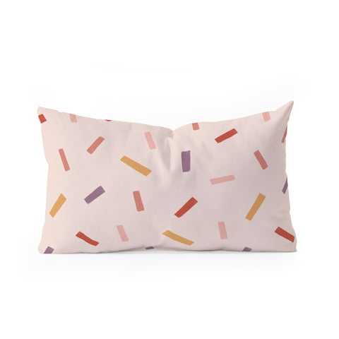 Menina Lisboa Love Confetti Oblong Throw Pillow