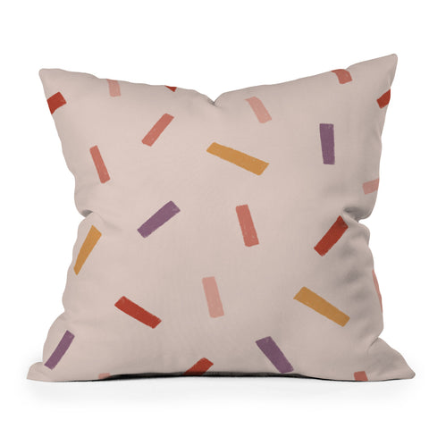 Menina Lisboa Love Confetti Outdoor Throw Pillow