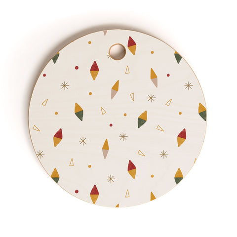 Menina Lisboa Merry Merry Merry Cutting Board Round