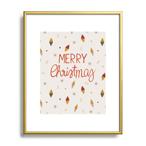 Menina Lisboa Merry Merry Merry Metal Framed Art Print