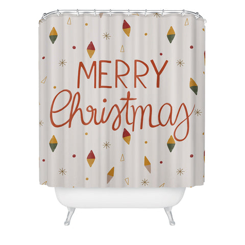Menina Lisboa Merry Merry Merry Shower Curtain