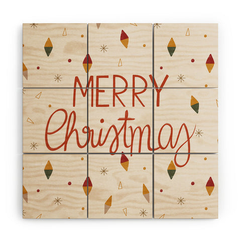 Menina Lisboa Merry Merry Merry Wood Wall Mural