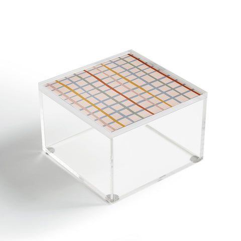 Menina Lisboa Multicolored Stripes Acrylic Box